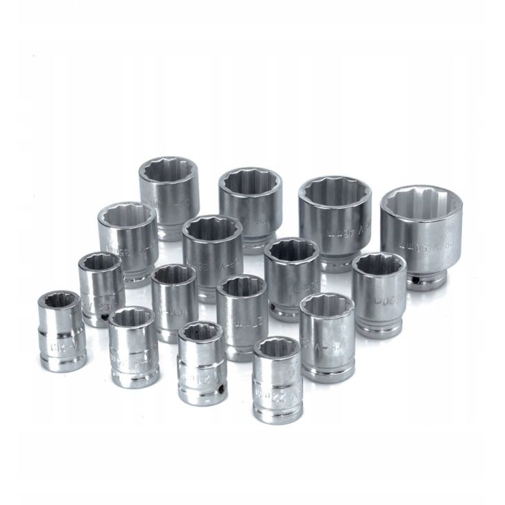 Socket wrench set 3/4” 21 pcs.