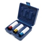 Sleeve set for aluminum wheels 17 19 21mm alloy wheels, impact sockets