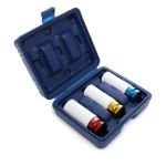 Sleeve set for aluminum wheels 17 19 21mm alloy wheels, impact sockets