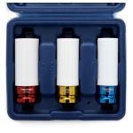 Sleeve set for aluminum wheels 17 19 21mm alloy wheels, impact sockets