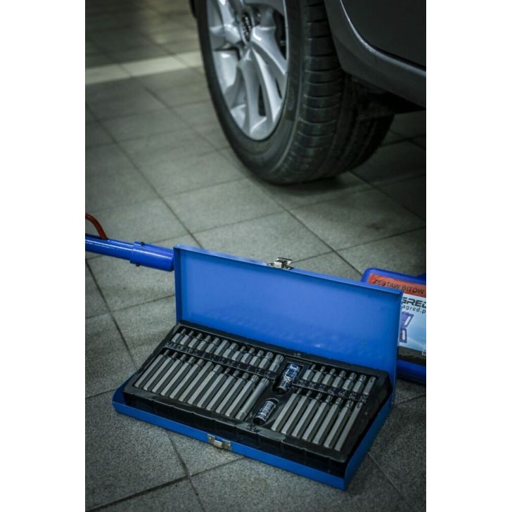 Uzgaļi, torx, spline, sešstūra atslēgas, komplekts 40gab.