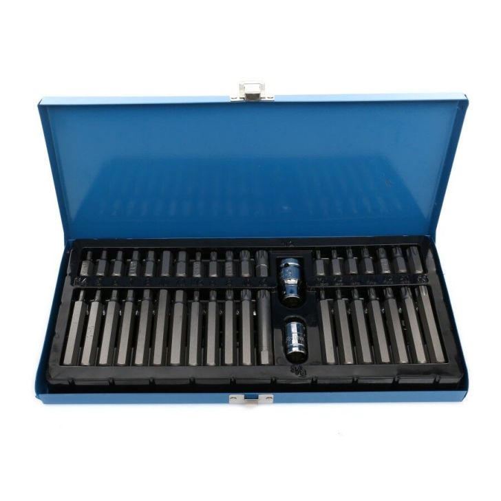 Bits, torx, spline, hex keys, set of 40 pieces.