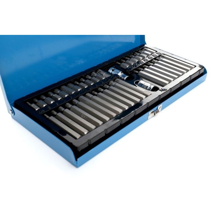 Bits, torx, spline, hex keys, set of 40 pieces.