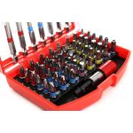 56 daļu uzgaļu komplekts TORX, 1/4" ALEY - 25mm, 75mm