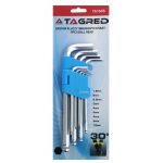 Screwdriver set HEX, 9 pcs.