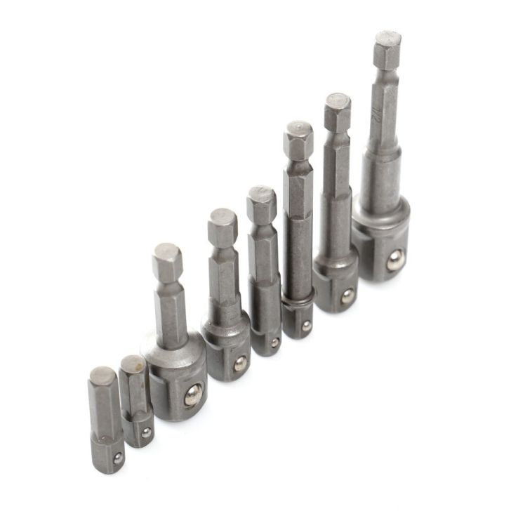 Переходники-переходники для головок отверток, переходники 1/4 3/8 1/2, набор из 8 шт.