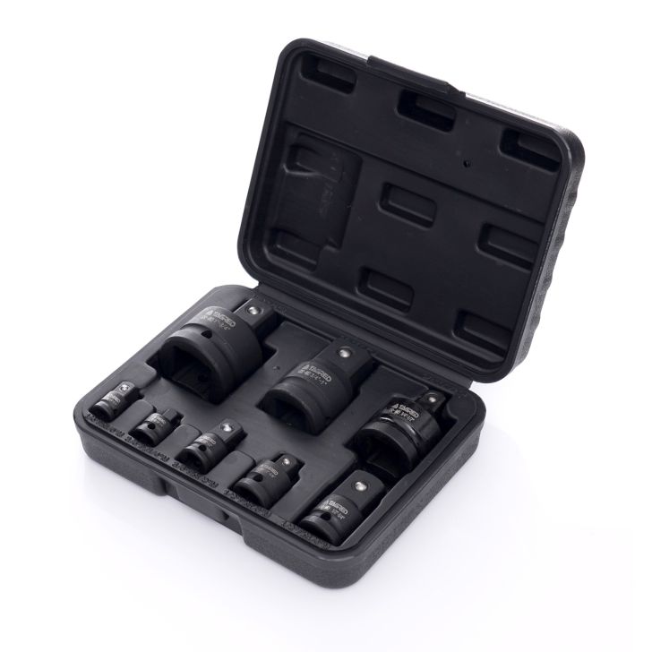 Impact reducers, reducing adapters 1/2" 1/4" 3/8" 3/4" with ball, adapters, set of 8 pcs.