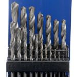Metal drill bits, cylindrical HSS drill bit 1-10 mm 19-pcs.