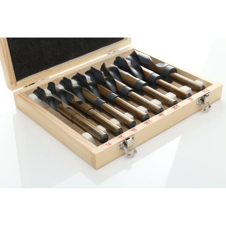 Drill bits for metal, wood 14-25.5 mm HSS, cobalt drill, 8 pcs