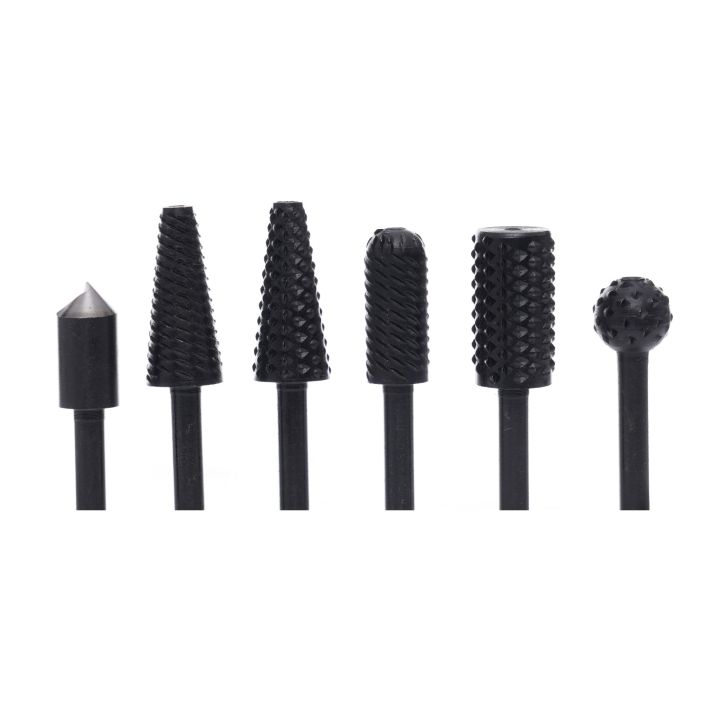 Shank cutters 6 pcs HSS cutters, for metal, wood