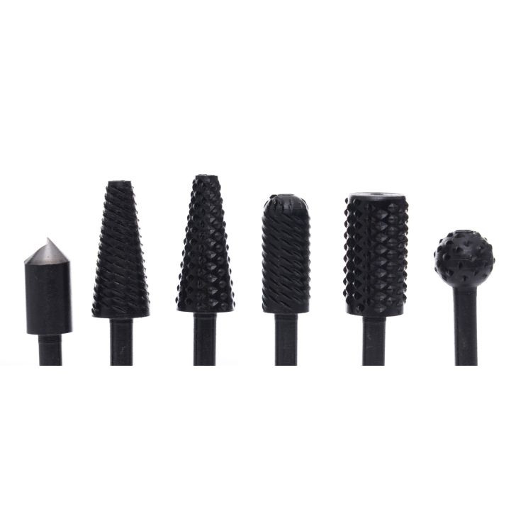 Shank cutters 6 pcs HSS cutters, for metal, wood