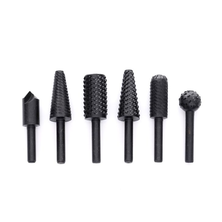 Shank cutters 6 pcs HSS cutters, for metal, wood