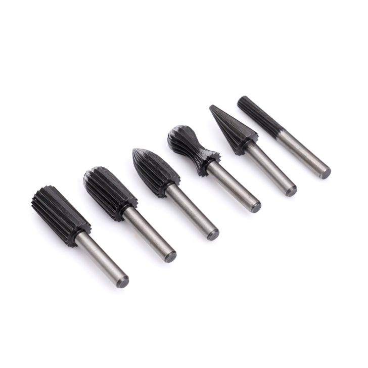 Shank cutters 6 pcs HSS cutters, for metal