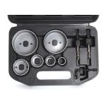 Tungsten hole saws for glazed ceramic tiles 22-73 mm 8-pcs.