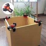 Angle clamps, corner clamps, carpenter's clips - set of 4 pieces