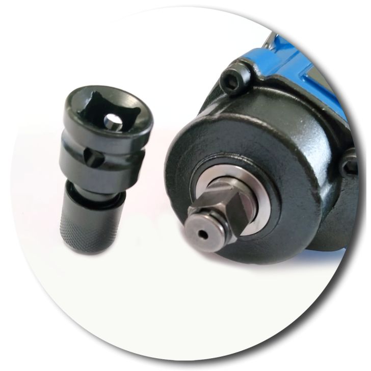 Trieciena adapteris uzgriežņu atslēgai - adapteris no 1/2" kvadrātveida līdz 1/4" HEX