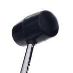 Rubber hammer for paving, non-rebound body