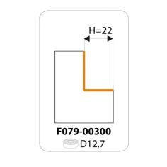 IGM F049 Фреза с пазами TC Ножи HW - H22 D56,7x12 L66 S-12 2