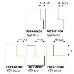 IGM F049 Фреза с пазами TC Ножи HW - H22 D56,7x12 L66 S-12