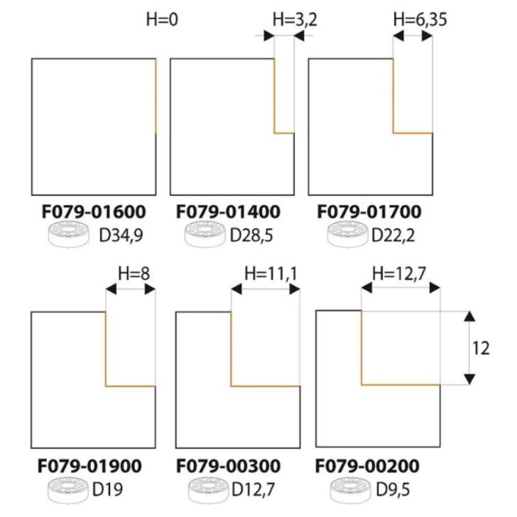H12.7 D34.9x12 L55 S-8