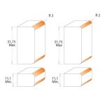 CMT Double Roundover Bit - R2 or R3, I11,1-31,75 S-12 HW