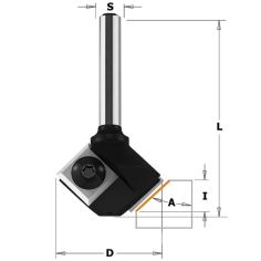 45° D29x8 L52 S-8 2