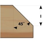 IGM Фреза для снятия фасок M109 — 45xD32x12,7 S-8 HW