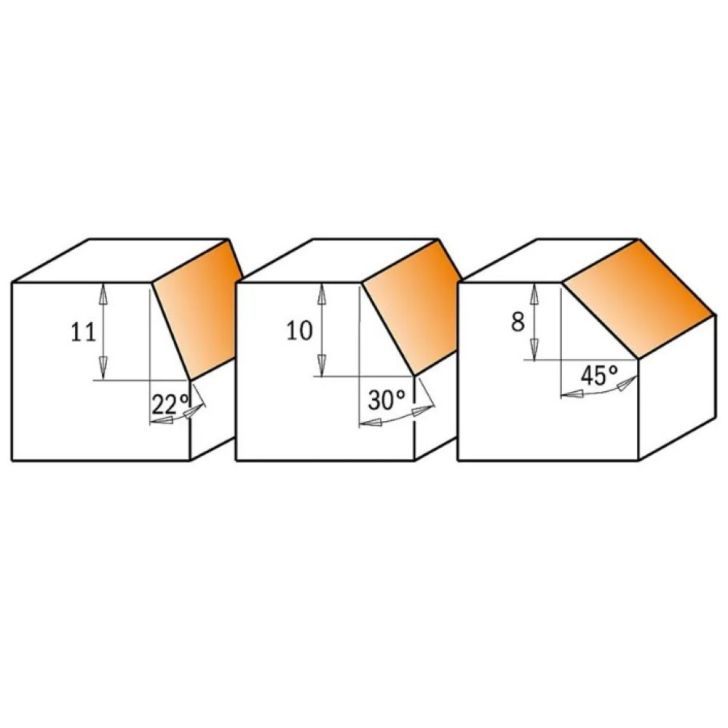 45° D29x8 L68 S-12,7
