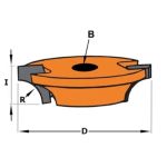 CMT C822 Slot Cutter Radius - D33X12.7 R8 F8