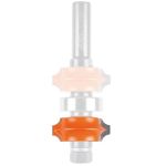 C822 Фреза для пазов, двусторонняя R3+R2, нижняя для C900622, Z2 - D34x8,7 F12