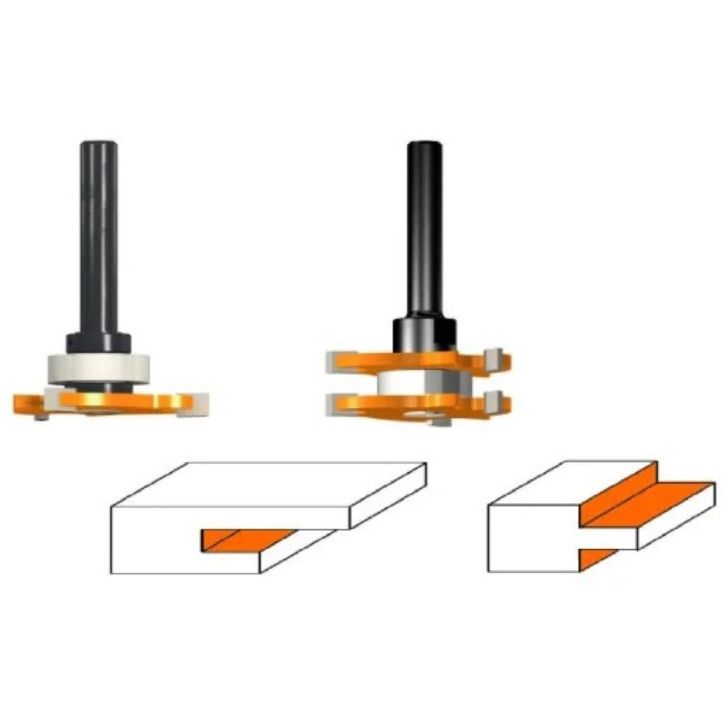 Slot Cutter Set with C923 Bearings