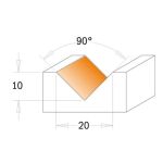 90° D23x11 L60 S-6,35