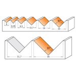 D16x12,7 90° S-8 HW