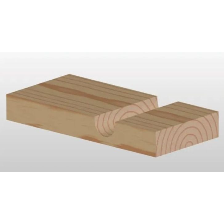 IGM M114 Round Nose Router Bit - R9.5 D19x12.7x52.7 S-8 HW