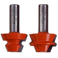 CMT C955 Lock Miter set 22,50-45° - D37,3x22,2 22,5° S-8 HW
