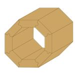 CMT C955 Набор угловых упоров 22,50-45° - D37,3x22,2 22,5° S-8 HW