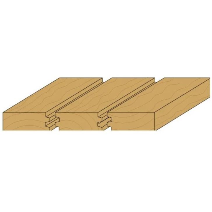 CMT C955 Reverse Glue Joint Bit - D44,4x32 S-12 HW