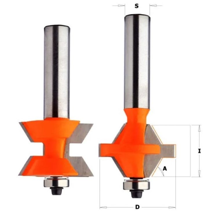 CMT C955 Edge Banding Bits Set - D40 I25.4 A30° S-12 HW