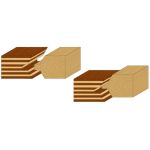 IGM Набор кромкооблицовочных бит - D40 I25,4 A30° S-12 HW