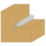 CMT Бита C711 для оконных уплотнителей — D3x8 L76 S-6 HW