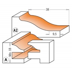 3pcs, Profile A+A2 S-12 HW