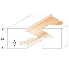 CMT C955 The Somerfeld Glass Panel Set - 3pcs S-12 HW 2