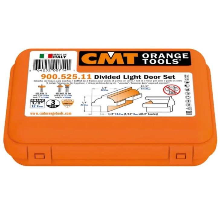 Набор перегородок для стеклянной двери - 3шт S-8 HW