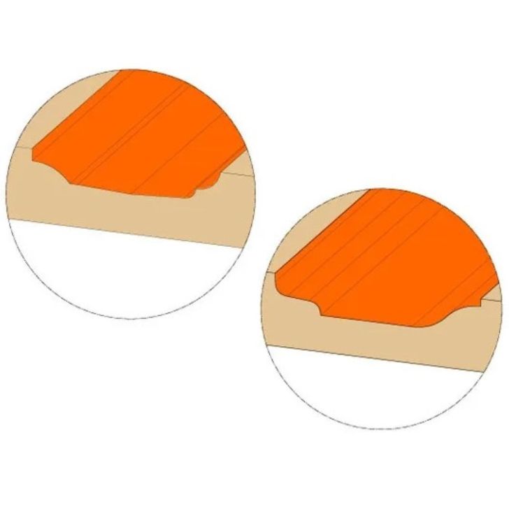 Raised Panel Bit - D25 d2-6 I6 R12 S-8