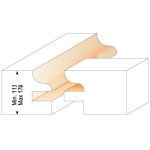 CMT C991 Ogee Rail and Stile Matched Pair - D31.75 t11-17.5 S-12 HW