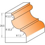 CMT C956 Формовочная насадка с установленным подшипником - D47,5x28,5 S-12 HW