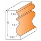 CMT C955.901 Moulding Bit, Bearing fitted - D23,8x35 S-12 HW