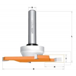 CMT C922 Slot Cutter for Solid Surfaces - D92x6,35 H27,3 S-12 HW