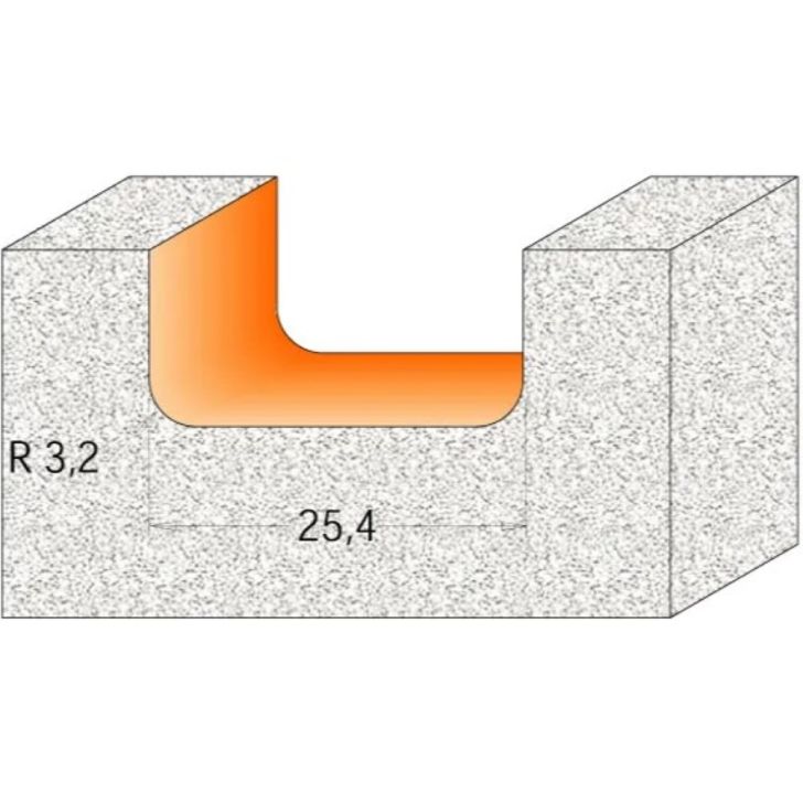 D25,4 I12,7 R3,2 S-12