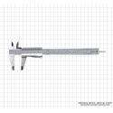 Caliper INOX, 150 x 0.05 mm / 6" x 1/128"
